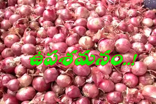 onion rates slow drop in telangana