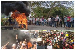 protests in north east states against citizenship amendment bill passage