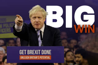 UK Prime Minister Boris Johnson on Friday addressing an audience of cheering party activists in London as Conservatives swept the UK Poll, the biggest majority since the 1980s.