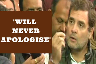 Will never apologise: Rahul on rape remarks