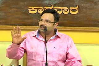 Anand Asnotikar statement in karwar, ಕಾರವಾರದಲ್ಲಿ ಆನಂದ್ ಅಸ್ನೋಟಿಕರ್​ ಹೇಳಿಕೆ ಸುದ್ದಿ