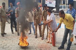 Mock drill in anandapur medical staff