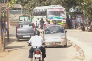 Parlakhemundi road has become the well of death