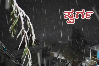High altitude areas received fresh snowfall in Jammu kashmir