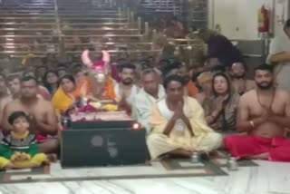 Dayashankar Pandey arrived to visit Baba Mahakal