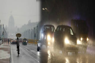 water logging due to constant rain in delhi