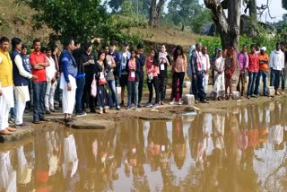 14 students from 7 countries reached Bancha's Jal Mahotsav