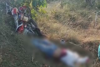 Bike man died in an accident