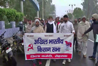 farmer protest in rohtak