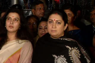 Irani says Rahul using rape as 'political tool'; BJP women MPs approach EC