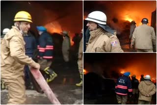 Fire breaks out in West Delhi's Mundka area