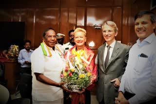 Puducherry Chief Minister Narayanasamy French Ambassador Advisory Meeting