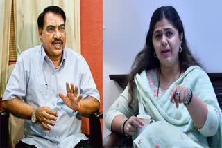 pankaja munde and eknath khadse