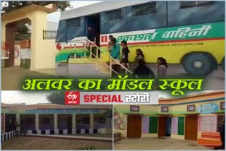 Model school in alwar, अलवर की मॉडल स्कूल