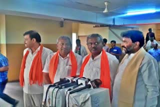 three leaders first time visited BJP offic