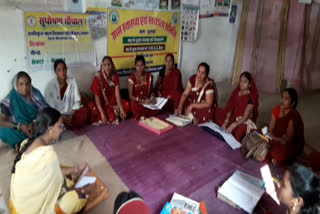 Health training of pregnant women