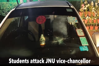 JNU VC says students tried to attack him on campus