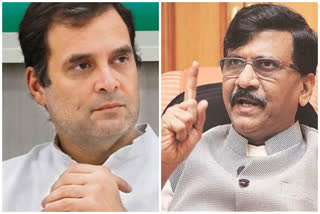 sanjay raut, rahul gandhi