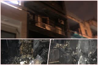 Fire in BQ block of Shalimar Bagh area