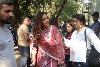 sai manjrekar Injured dabangg 3 promotion