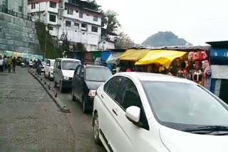 Traffic Jam In Mussoorie