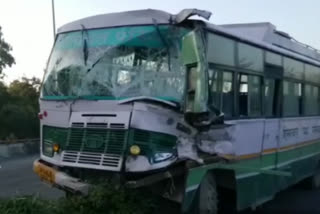 himachal roadways bus accident panchkula