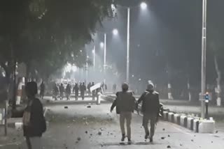 Police fire tear gas shells at protesters outside Aligarh Muslim University