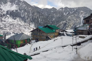 Kullu snowfall  Kullu Malana village  ഹിമാചല്‍ പ്രദേശ്  കുളു മലാന  കുളു മഞ്ഞുവീഴ്‌ച  കാലാവസ്ഥാ നിരീക്ഷണ കേന്ദ്രം