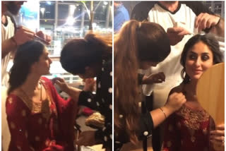 Kareena kapoor makeup video at bengaluru airport goes viral