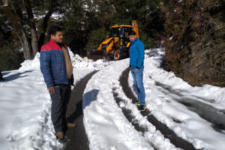 snowfall in rudraprayag