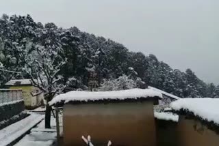 जम्मू-कश्मीर में बर्फबारी