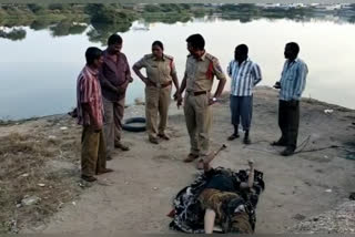 Unidentified woman dead in pond at meerpet