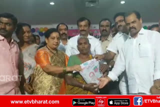 mp kotha prabhakar reddy distributed of Christmas presents