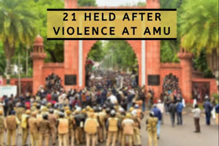21 held after clashes between AMU students, police; hostels vacated