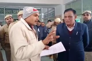 bhawan nirman workers union submitted memorandum