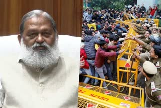 home minister anil vij big statement on jamia protest