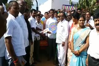 mp mla started development works in nagar kurnool