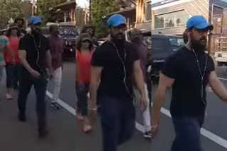 Aamir khan at Kottayam, changanassery, Advait Chandan Movie, Kareena Kapoor, for shooting Laal Singh Chaddha  കോട്ടയത്ത് ആമിര്‍ ഖാന്‍; റോഡിലൂടെ നടന്നുനീങ്ങുന്ന താരത്തെ കണ്ട് അമ്പരന്ന് ജനങ്ങള്‍  കോട്ടയത്ത് ആമിര്‍ ഖാന്‍  Aamir khan at Kottayam  ബോളിവുഡിന്‍റെ സൂപ്പര്‍ സ്റ്റാര്‍ ആമിര്‍ഖാന്‍  Laal Singh Chaddha  Kareena Kapoor