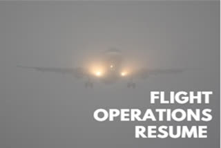 Flight operations resume at Raipur airport after brief suspension due to fog