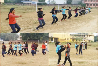girls-practicing-for-army-and-police-recruitment-in-sheopur