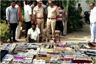 hen fighting swords seized in east godavari kaorangi