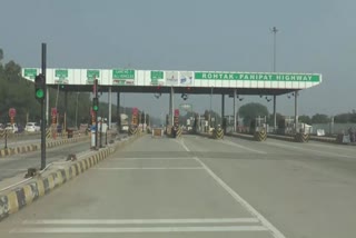 Fast tag in Rohtak toll plaza