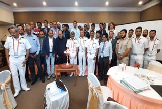 jamnagar coastguard organized seminar on keep ocean clean