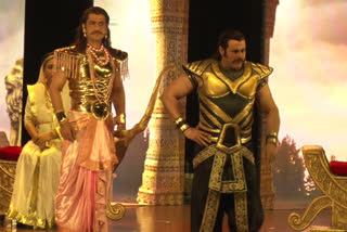 Watch! Duryodhan comes alive in Hyderabad