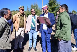 govind singh thakur inspected plantation dirve