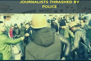 Journalists beaten in Srinagar