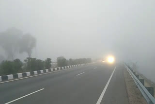 Fog cold weather Bassi Jaipur, कोहरा ठंड मौसम बस्सी जयपुर