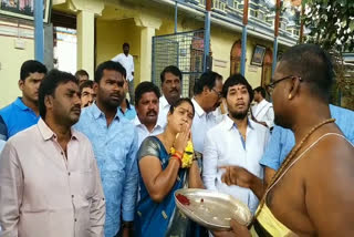 andhrapradesh dccb ananthababu and rampachodavaram mla dhanalkshmi at bhadrachalam