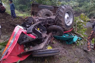 tractor-trolley met with an accident in seoni