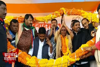 AJSU supremo Sudesh Mahato held election meeting in Jamtara